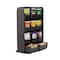Mind Reader Black Tea Bag holder and Condiment Organizer